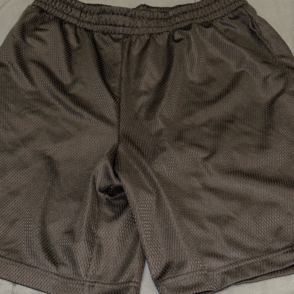 Simple Mens Black Athletic Shorts with pockets